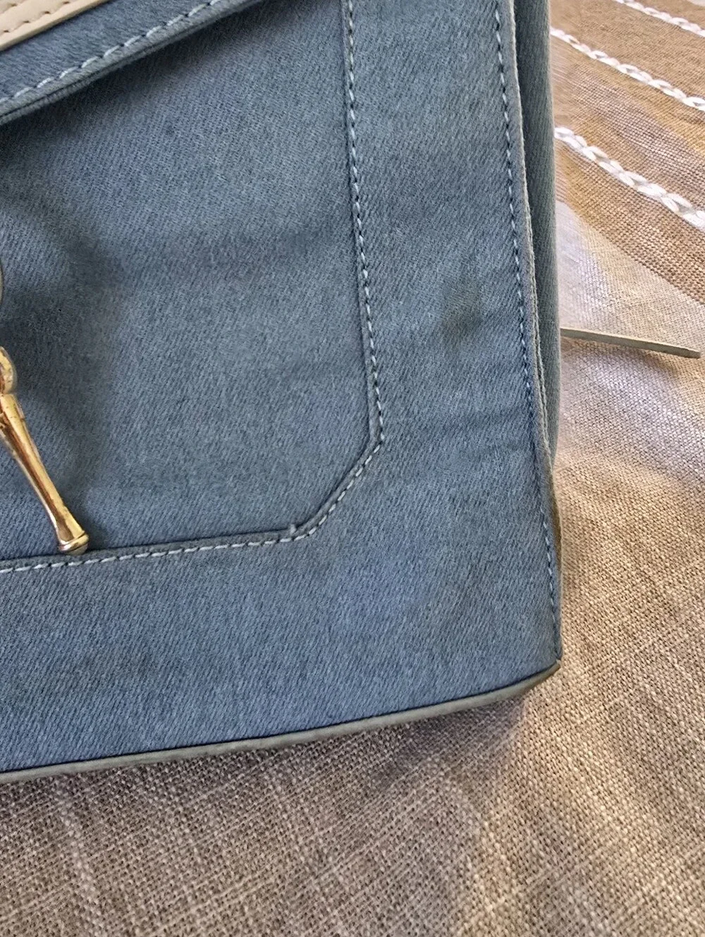 Sailor Moon Samantha Vega Blue Backpack Bag Moonstick Denim